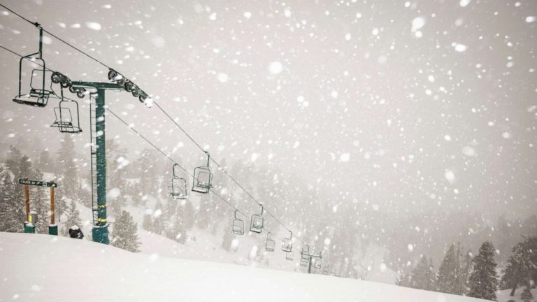 Storm on the move with blizzard conditions and icy roads