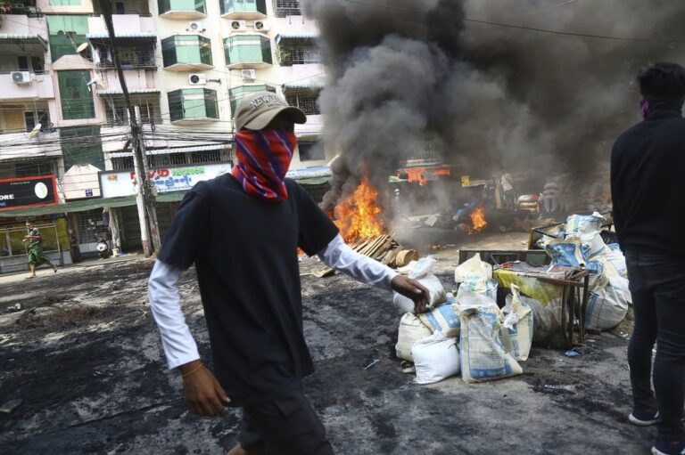 Myanmar protests over military coup continue a day after more than 100 killed