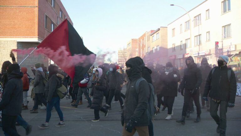 Protesters gather in Montreal for annual anti-police brutality march