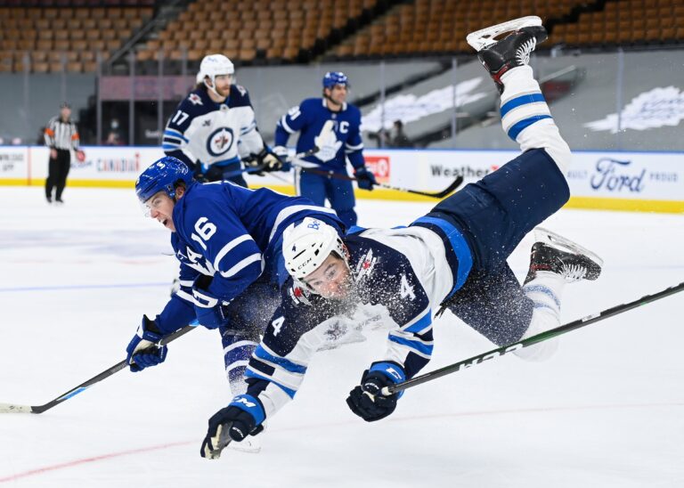Hellebuyck shines for Jets as Winnipeg beats Toronto Maple Leafs 4-3