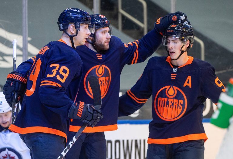 Edmonton Oilers reunite last year’s big line; Chiasson suspended