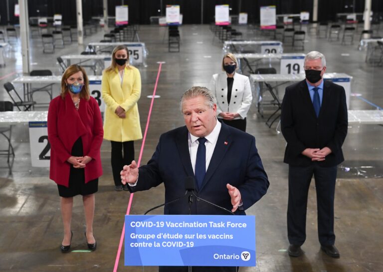 Premier Doug Ford to provide a COVID-19 vaccination update for pharmacies