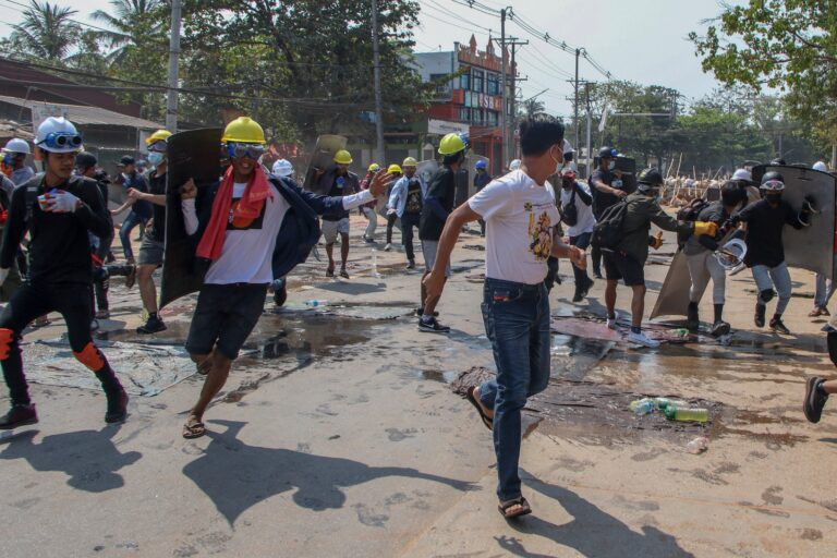 7 killed in Myanmar anti-coup protests as military accused of using battle tactics