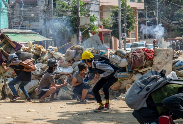 Myanmar Buddhist monks call on military junta to end violence as protests rage