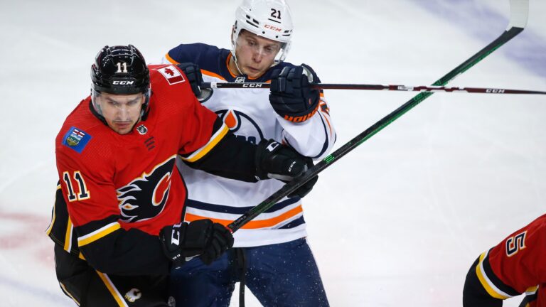 McDavid, Draisaitl, Barrie lead Edmonton Oilers in 7-3 romp over Calgary Flames
