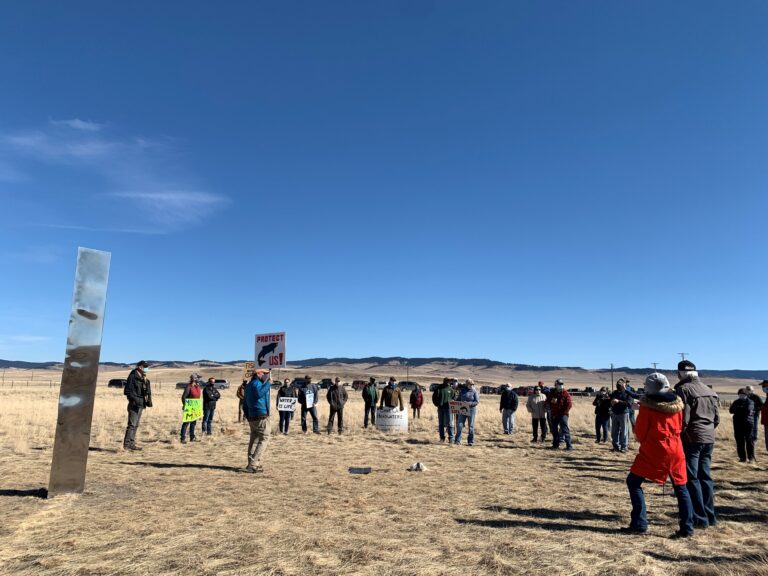 Coal mining protesters in southern Alberta making sure their voices are heard