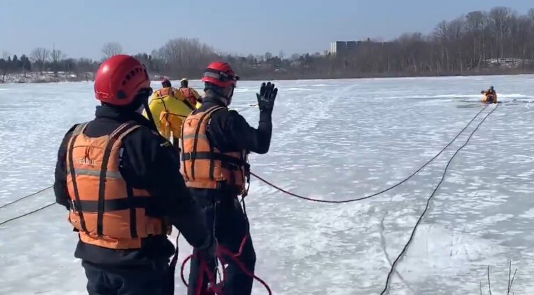 Woman rescued from Thames River near downtown London, Ont.