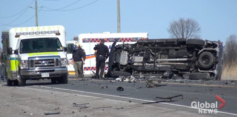 1 airlifted following head-on collision on Hwy 7 west of Peterborough: OPP