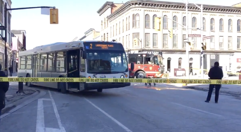 Peterborough transit driver charged following downtown collision with pedestrian