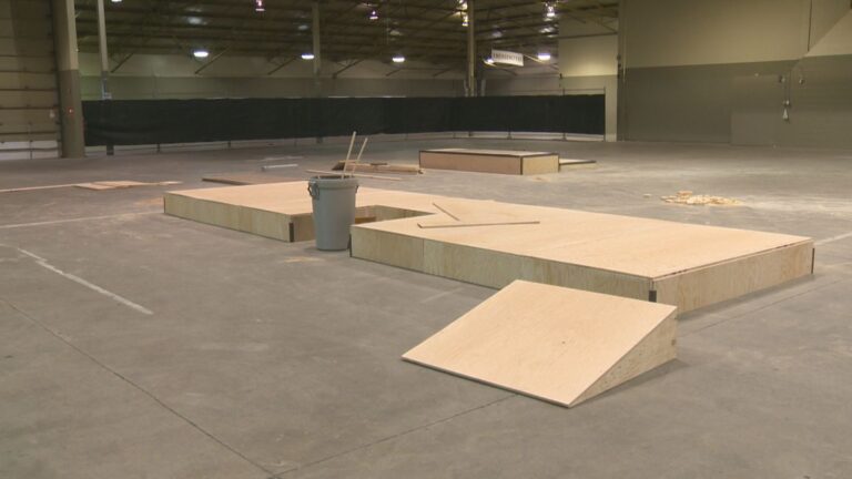 Regina group grinding away to new finish new skatepark for March launch