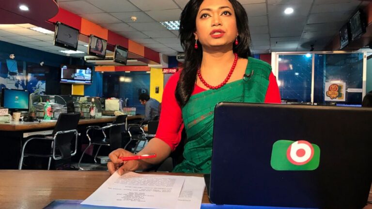 Bangladesh TV hires country’s 1st transgender news anchor