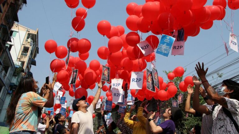 Myanmar frees detained BBC journalist as protests continue