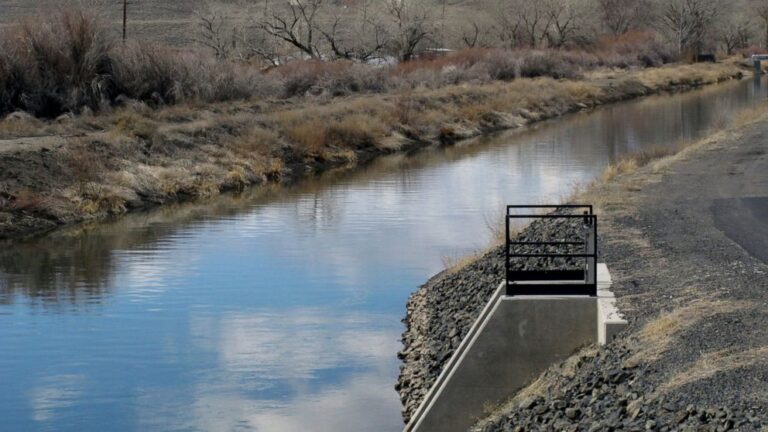 Feds want to fix canal, but Nevada town lives off the leaks