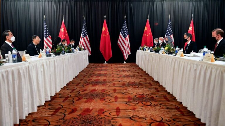 After testy meeting, China says will discuss climate with US
