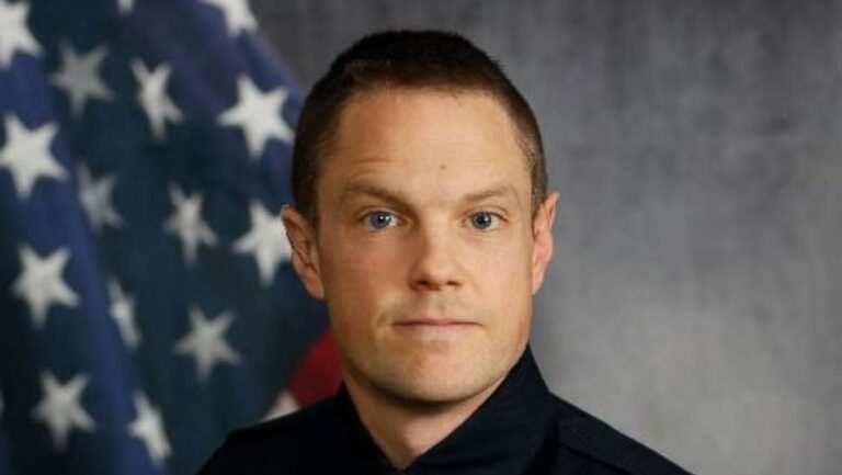 Police officer shot in face and head by shoplifting suspect at department store