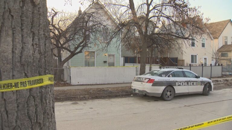 Winnipeg police block off West End street Friday night