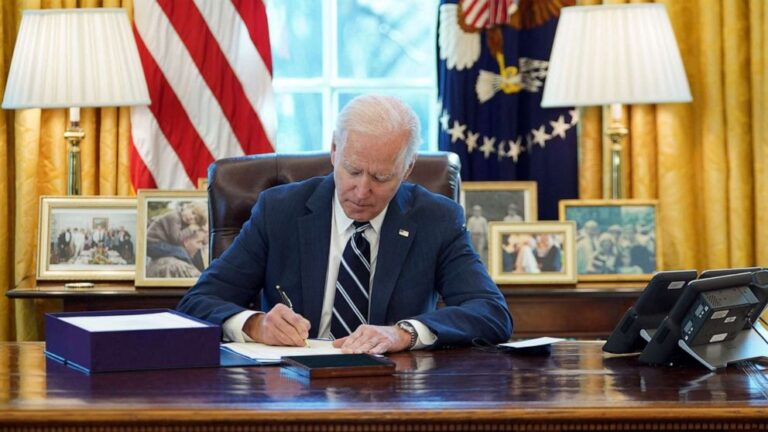 Biden signs $1.9 trillion COVID relief bill hours ahead of speech to nation