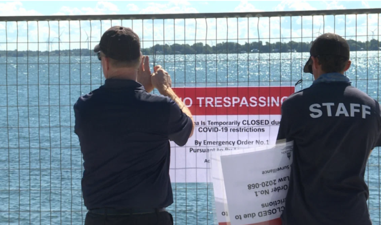 City of Kingston closes beaches at Breakwater Park, Gord Downie Pier due to COVID-19