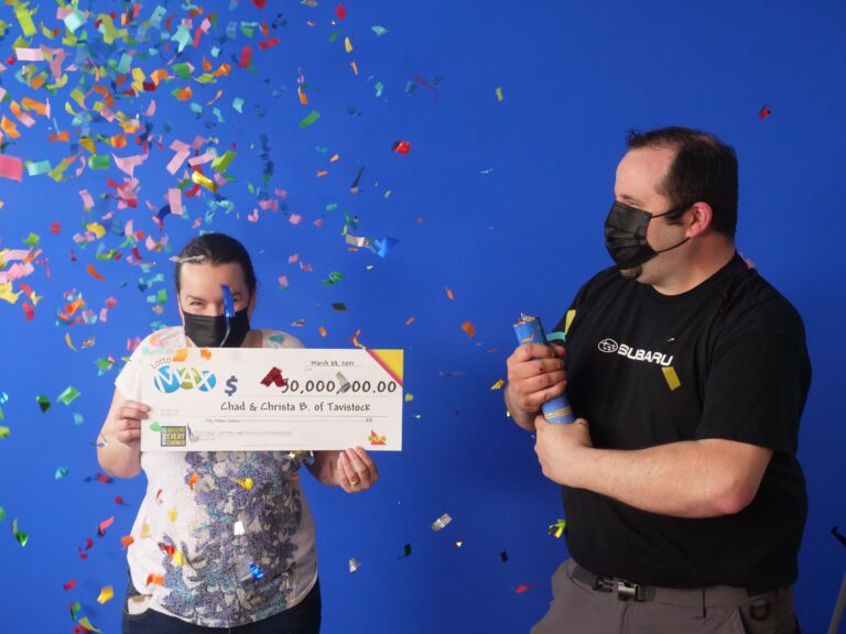 Couple from Tavistock, Ont., win $50-million Lotto Max jackpot