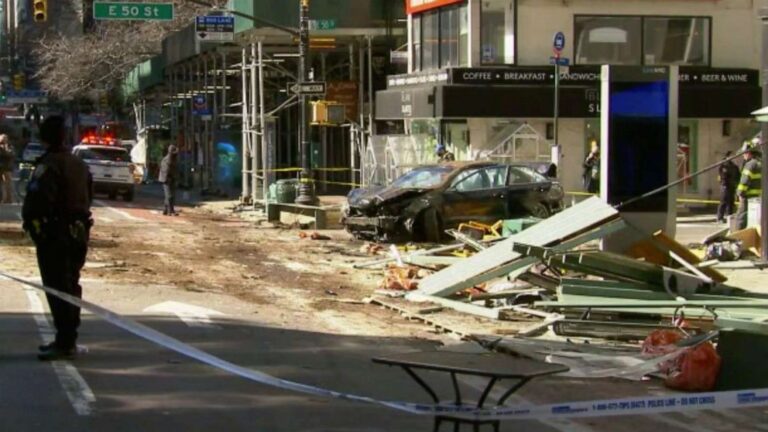 Crash sends car barreling into outdoor dining area, 8 hurt: Officials