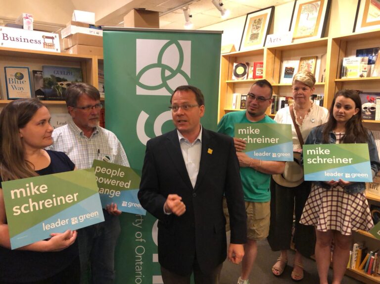 Schreiner confirmed as Guelph’s Green Party candidate for 2022 election