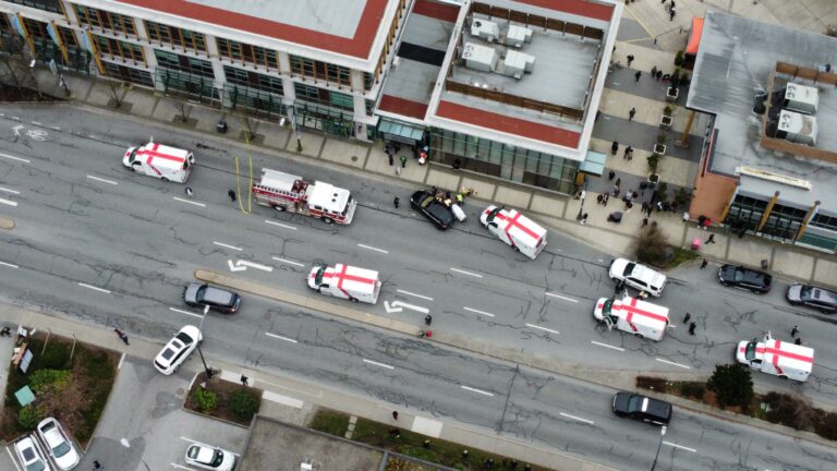 Six people taken to hospital after ‘multiple’ people stabbed at North Vancouver library