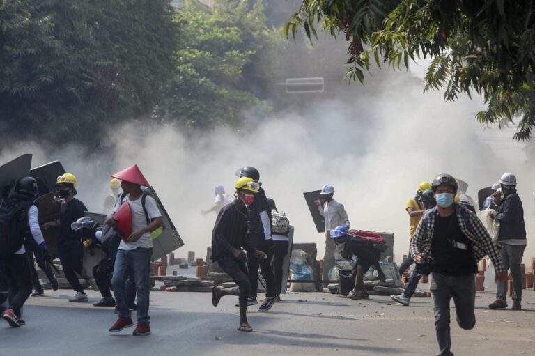 At least 9 dead as Myanmar forces open fire on anti-coup protesters