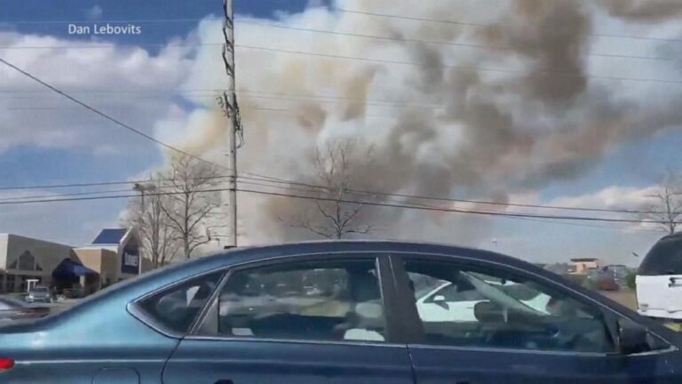 Brush fire destroys dozens of homes, forces evacuations