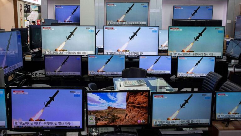 North Korea launches projectiles into Sea of Japan