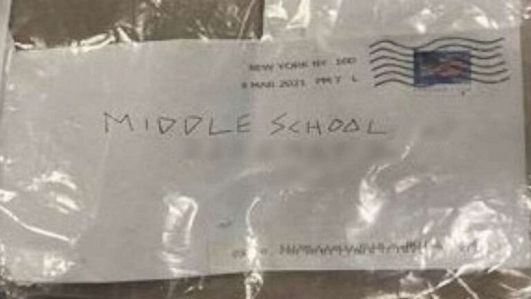 6 city schools sent envelopes containing white powder