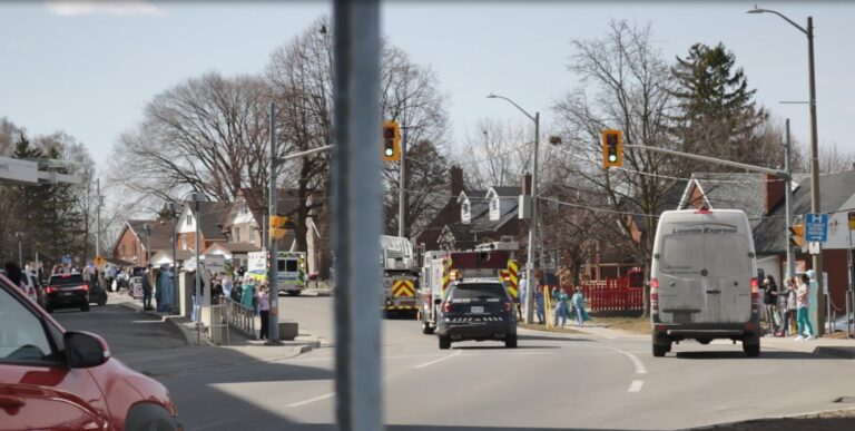 Emergency services hold parade to honour front-line workers in Waterloo Region