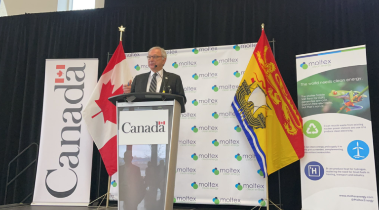 Ottawa invests $50.5M in Moltex Energy Canada to develop nuclear reactor technology