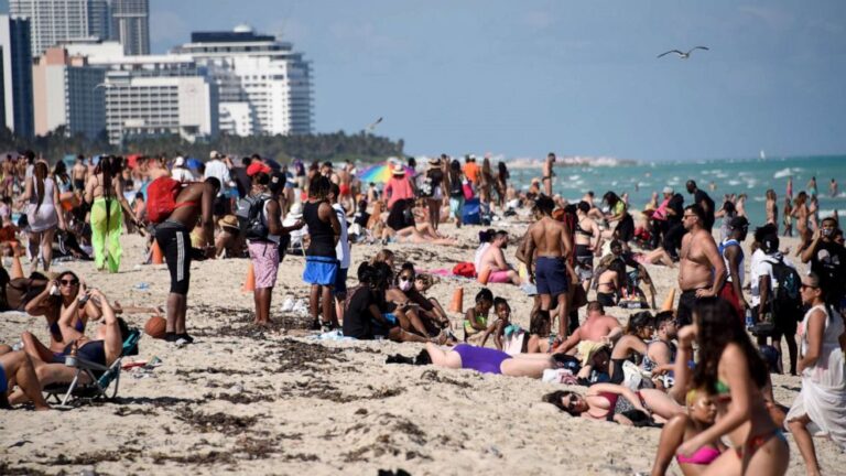 College students celebrating spring break despite pandemic