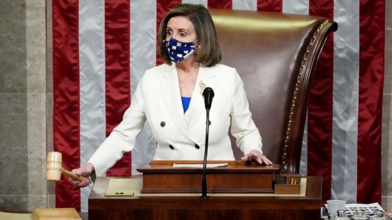Pelosi ‘totally disagrees’ with Republicans criticizing COVID relief plan