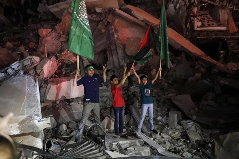 Israel-Hamas ceasefire faces early test with celebratory protests