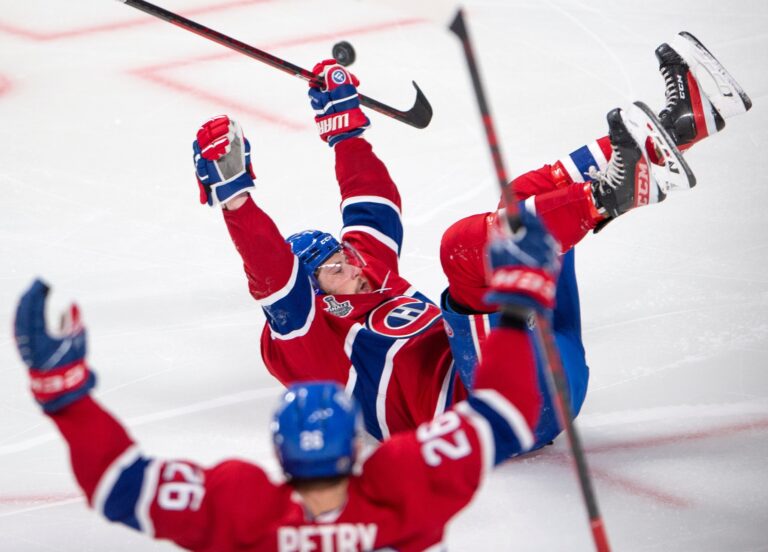 Montreal Canadiens make way to stormy Tampa Bay for Game 5