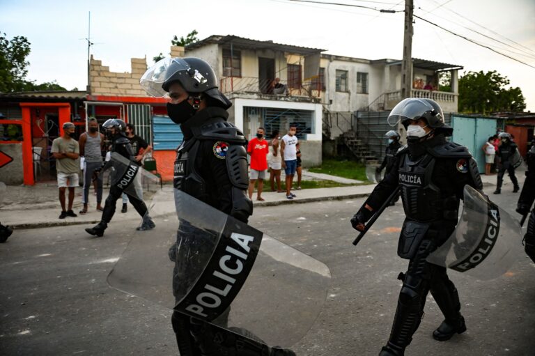 Cuba cracks down on protesters amid anti-government demonstrations