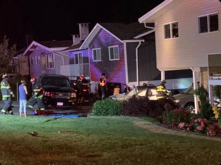 1 seriously injured after collision sends car into Port Moody home