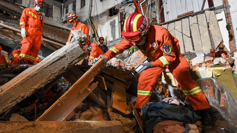 At least 8 dead in hotel collapse in eastern China