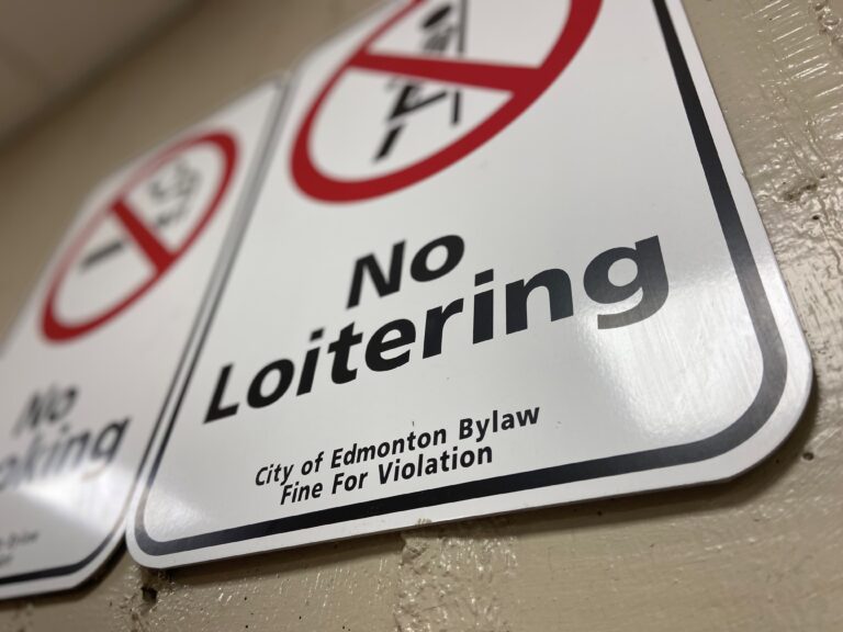 Loitering tickets will no longer be handed out at Edmonton transit facilities