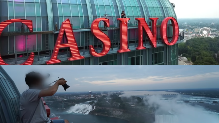 Authorities examining video showing roof climbers atop Fallsview Casino in Niagara Falls