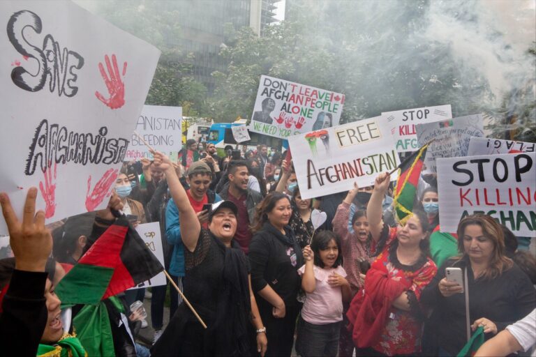 Montreal hosts protest against violence in Afghanistan as Taliban crisis continues
