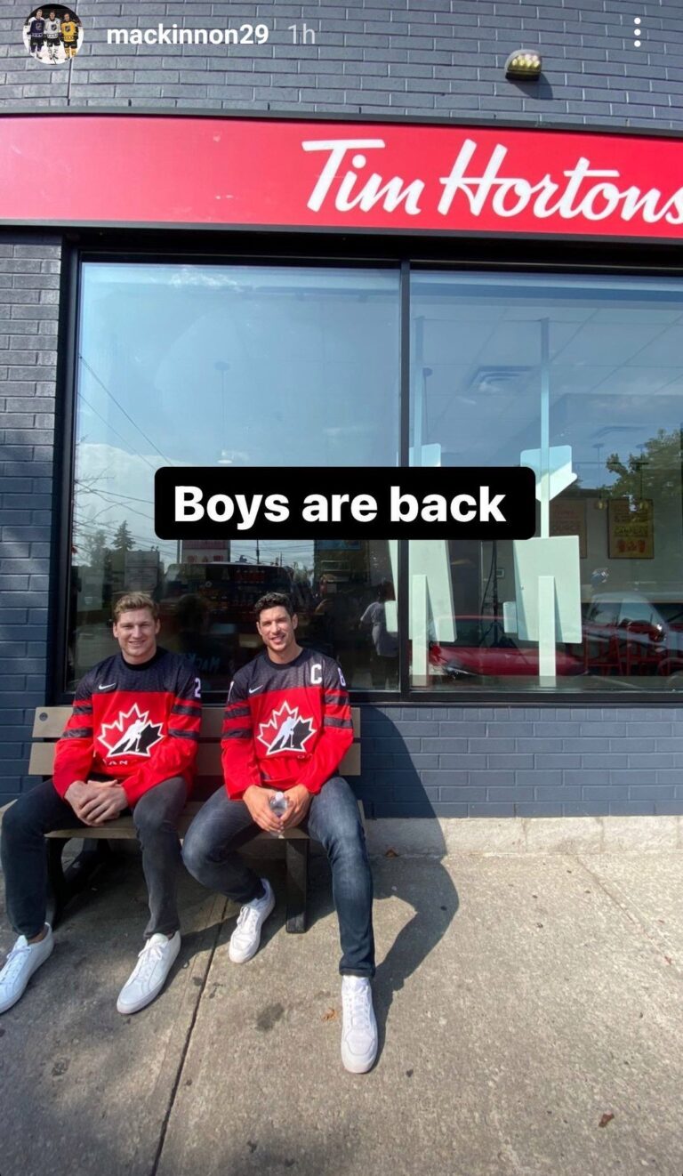 New Tim Hortons ad with Nathan MacKinnon, Sidney Crosby seems to be brewing