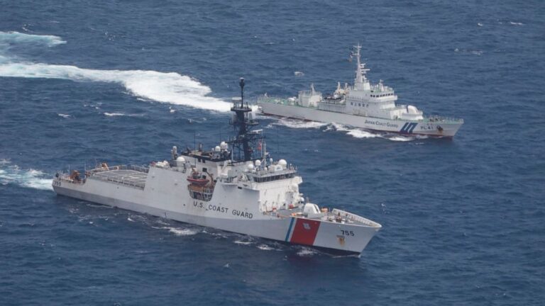 China protests US Navy, Coast Guard ships in Taiwan Strait
