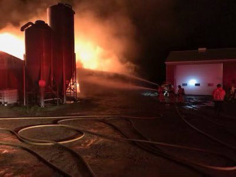 No animals or people harmed in Westminster Drive barn blaze; $750K in damage estimated