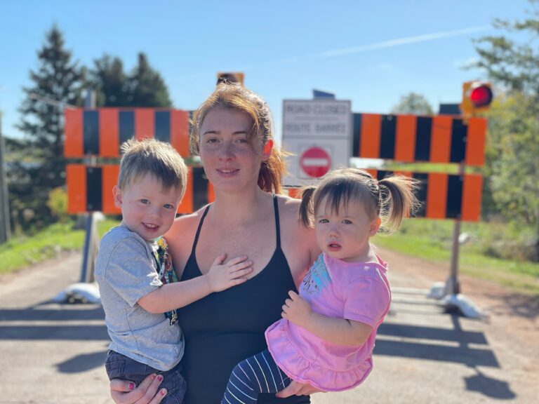 N.B. mother relieved that road washout will be permanently fixed by the province