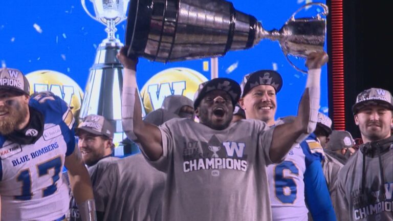 Grey Cup-winning Bombers team to be inducted into Order of the Buffalo Hunt