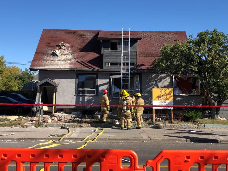 Explosion in vacant Calgary building under investigation