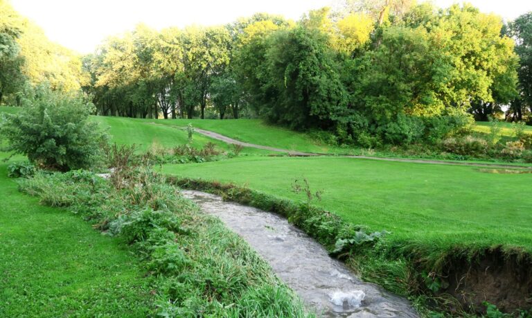 Untreated wastewater flows into river on Meadowbrook Golf Course