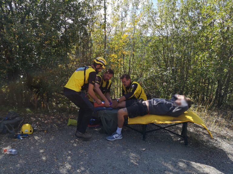 Injured rock climber rescued by Central Okanagan Search and Rescue